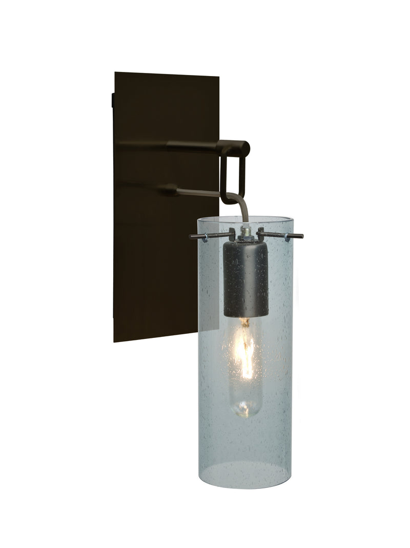 Besa 1WP-JUNI10BL-BR One Light Wall Sconce, Bronze