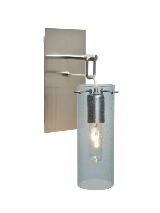 Besa 1WP-JUNI10BL-SN One Light Wall Sconce, Satin Nickel