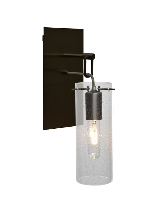 Besa 1WP-JUNI10CL-BR One Light Wall Sconce, Bronze