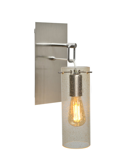 Besa 1WP-JUNI10GD-EDIL-SN One Light Wall Sconce, Satin Nickel
