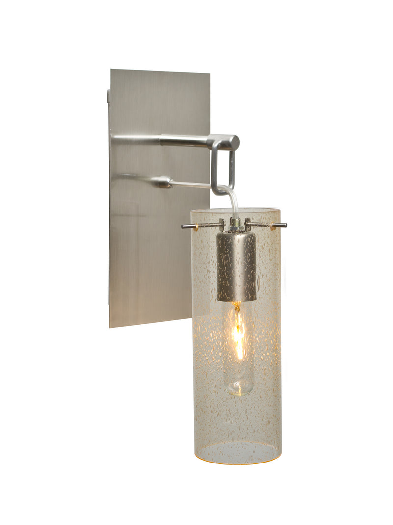 Besa 1WP-JUNI10GD-SN One Light Wall Sconce, Satin Nickel