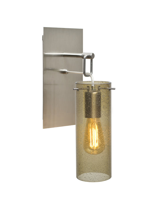 Besa 1WP-JUNI10LT-EDIL-SN One Light Wall Sconce, Satin Nickel