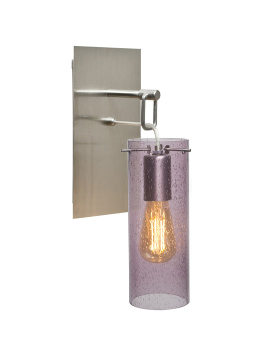 Besa 1WP-JUNI10PL-EDIL-SN One Light Wall Sconce, Satin Nickel