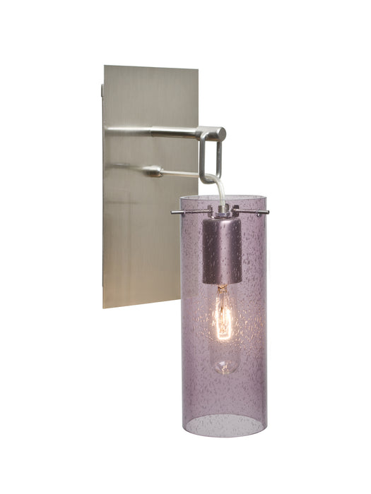 Besa 1WP-JUNI10PL-SN One Light Wall Sconce, Satin Nickel