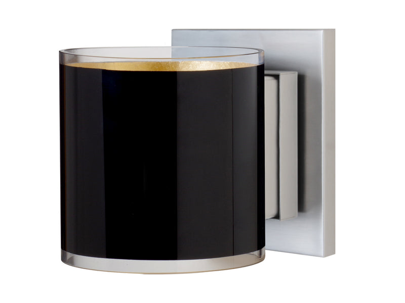 Besa 1WS-7180GF-SN One Light Wall Sconce, Satin Nickel