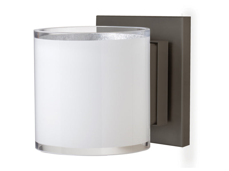 Besa 1WS-7180SF-BR One Light Wall Sconce, Bronze