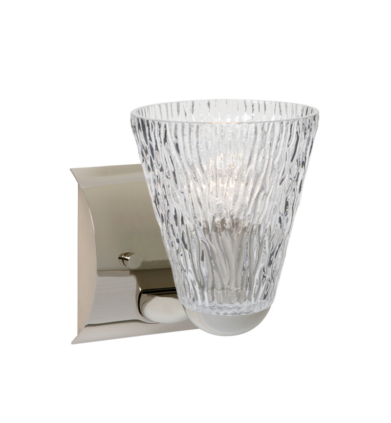 Besa 1WZ-NICO5CL-CR One Light Wall Sconce, Chrome
