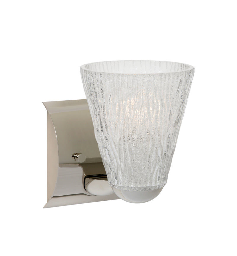 Besa 1WZ-NICO5GL-CR One Light Wall Sconce, Chrome