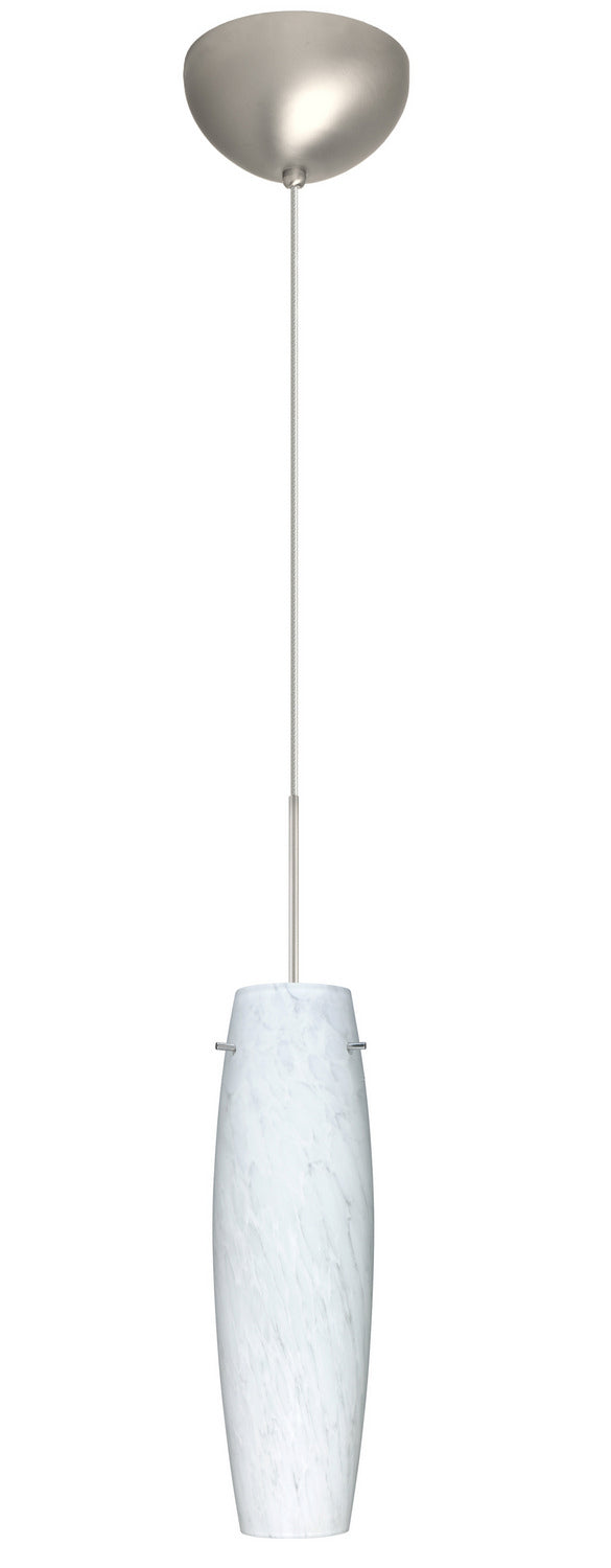 Besa 1XC-412119-LED-SN One Light Pendant, Nickel