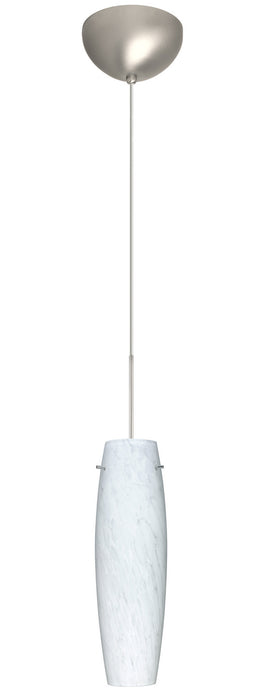 Besa 1XC-412119-SN One Light Pendant, Nickel