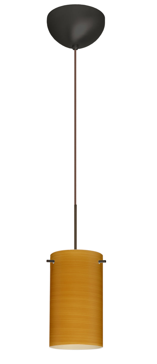 Besa 1XC-4404OK-LED-BR One Light Pendant, Bronze