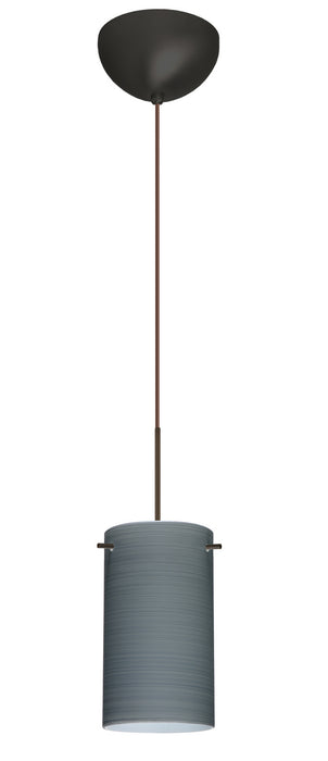 Besa 1XC-4404TN-LED-BR One Light Pendant, Bronze