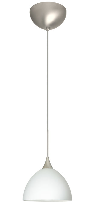 Besa 1XC-467907-LED-SN One Light Pendant, Satin Nickel
