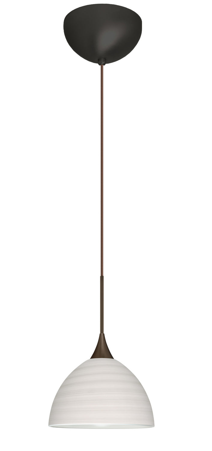 Besa 1XC-4679KR-LED-BR One Light Pendant, Bronze