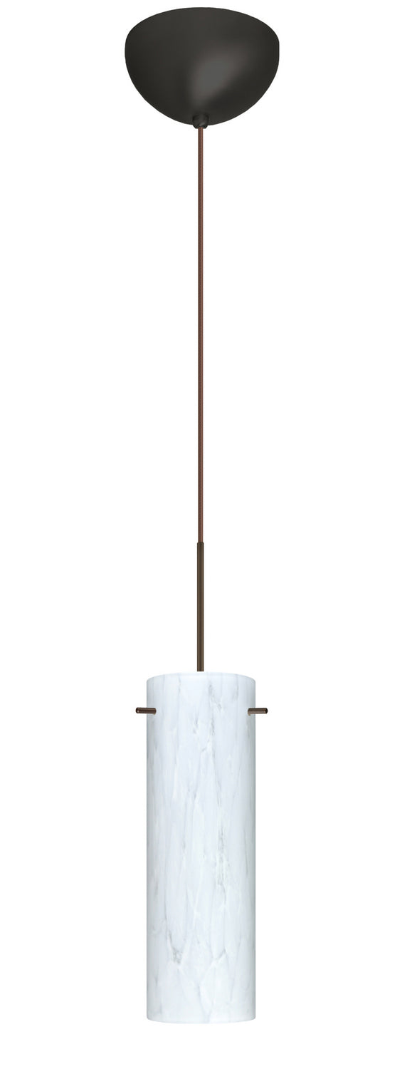 Besa 1XC-493019-BR One Light Pendant, Bronze
