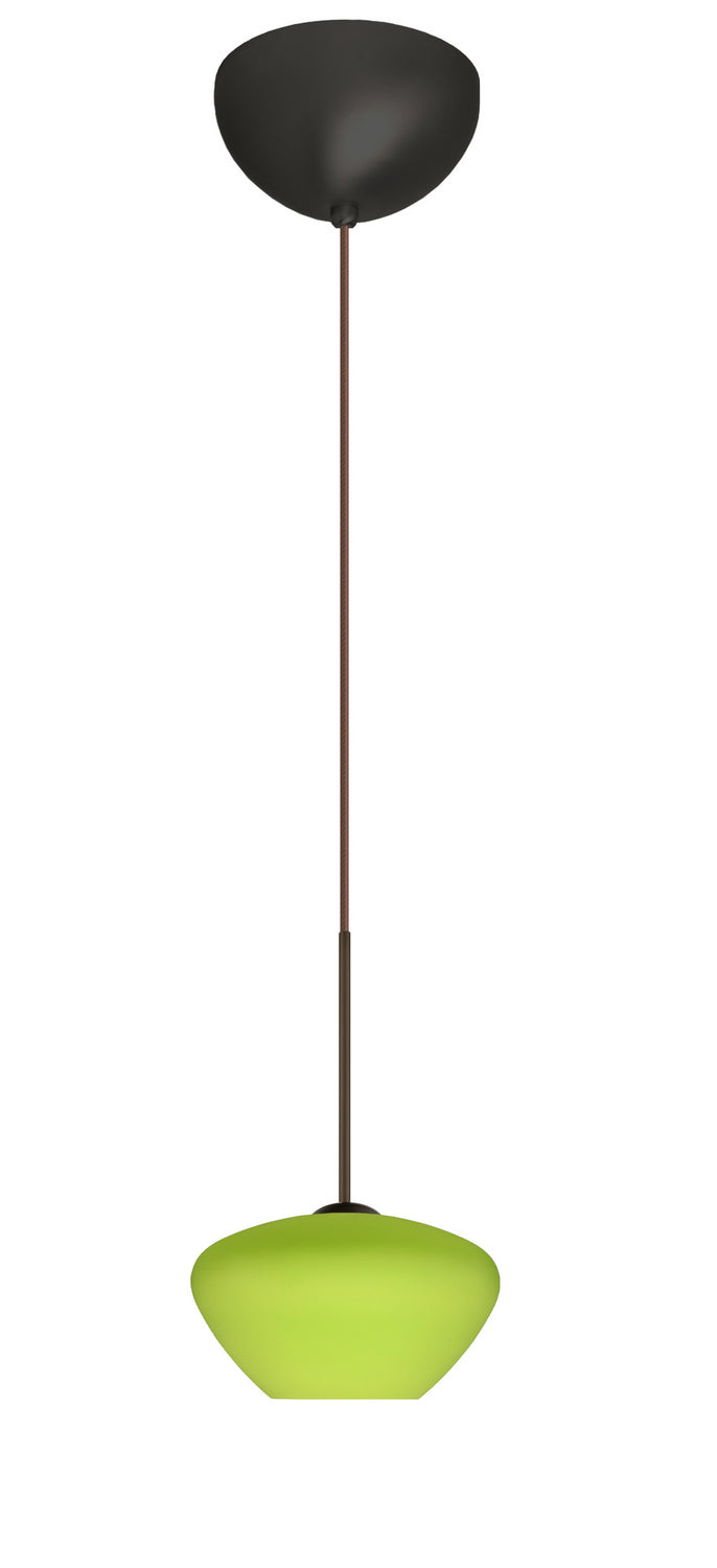 Besa 1XC-541035-LED-BR One Light Pendant, Bronze