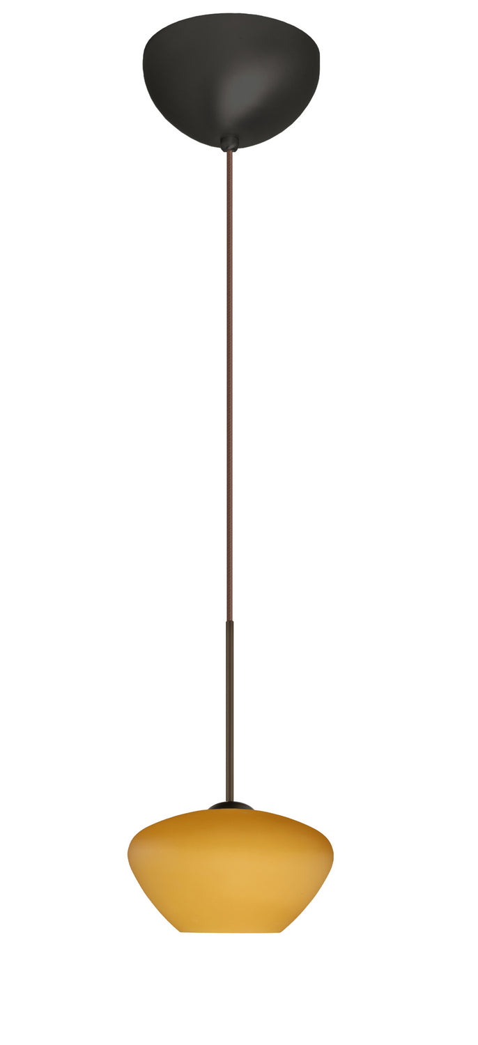 Besa 1XC-541080-LED-BR One Light Pendant, Bronze