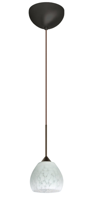 Besa 1XC-560519-LED-BR One Light Pendant, Bronze