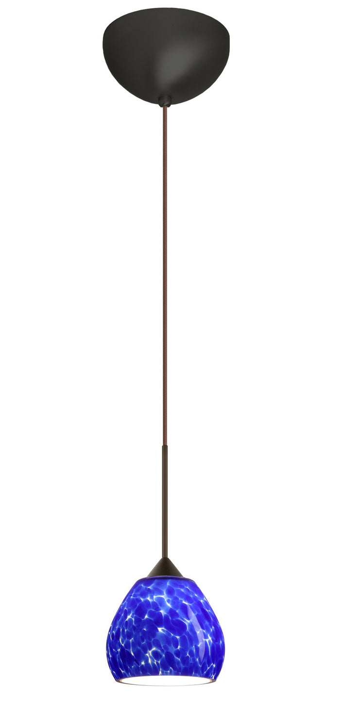 Besa 1XC-560586-BR One Light Pendant, Bronze