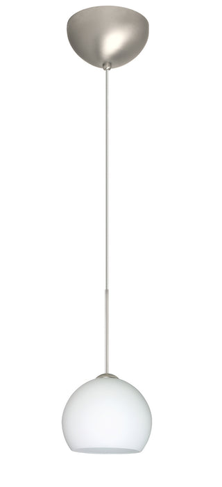 Besa 1XC-565807-LED-SN One Light Pendant, Satin Nickel