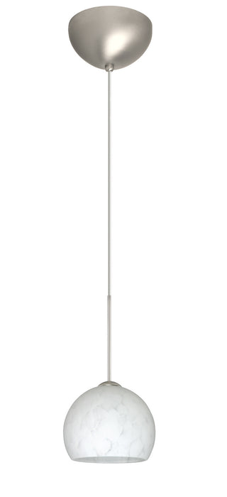 Besa 1XC-565819-SN One Light Pendant, Satin Nickel