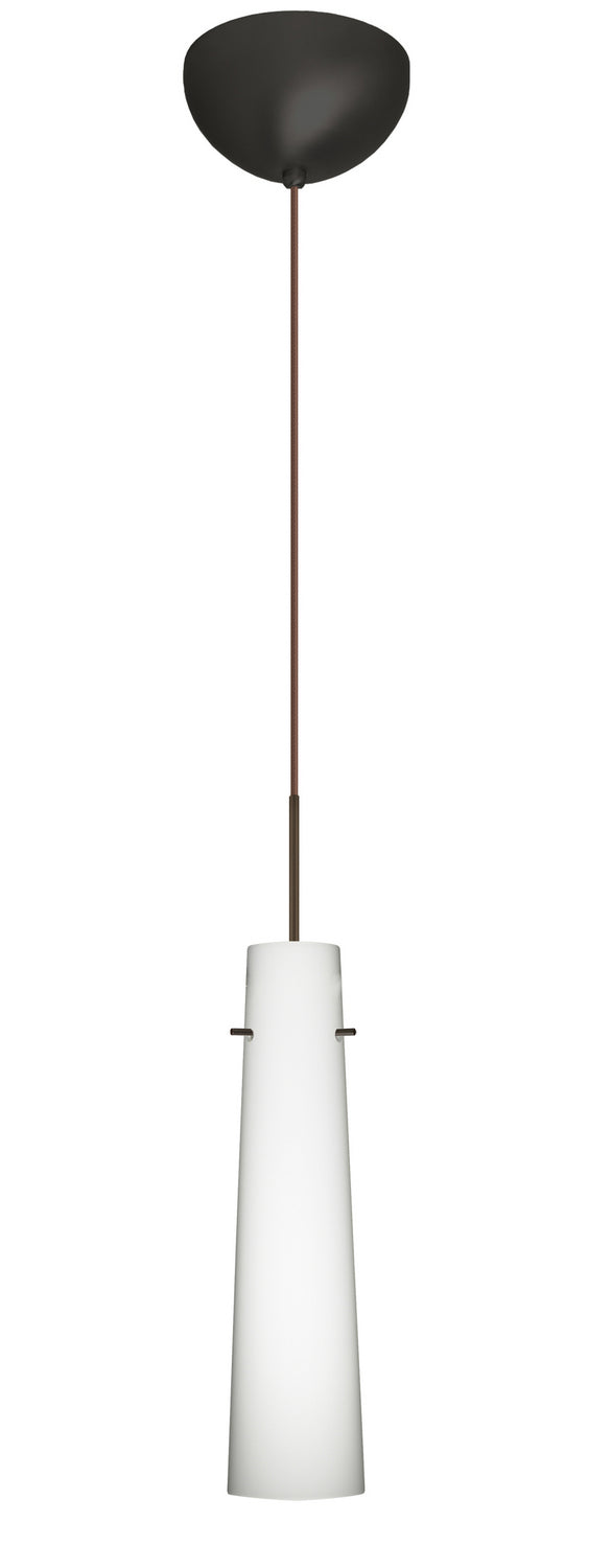 Besa 1XC-567407-LED-BR One Light Pendant, Bronze