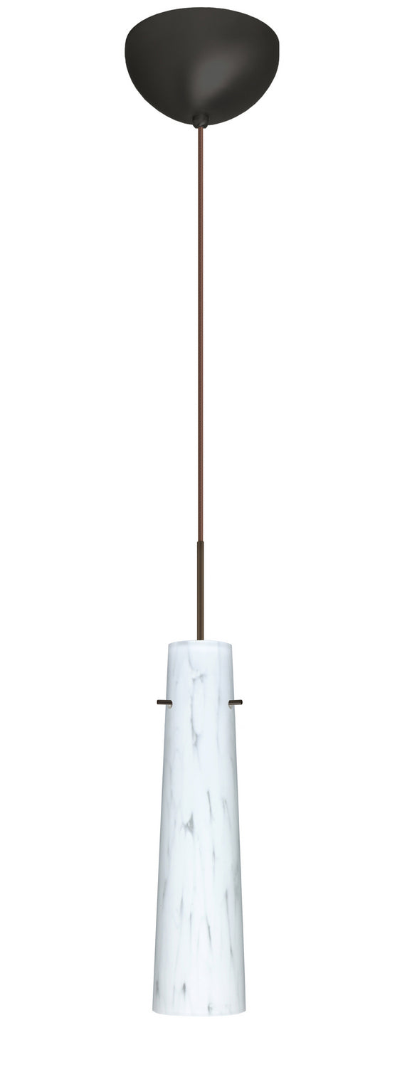 Besa 1XC-567419-BR One Light Pendant, Bronze