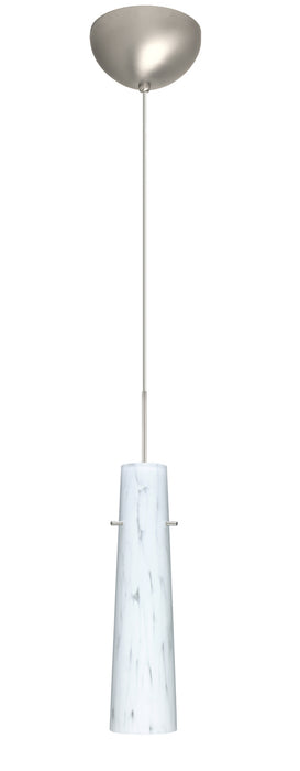 Besa 1XC-567419-SN One Light Pendant, Nickel