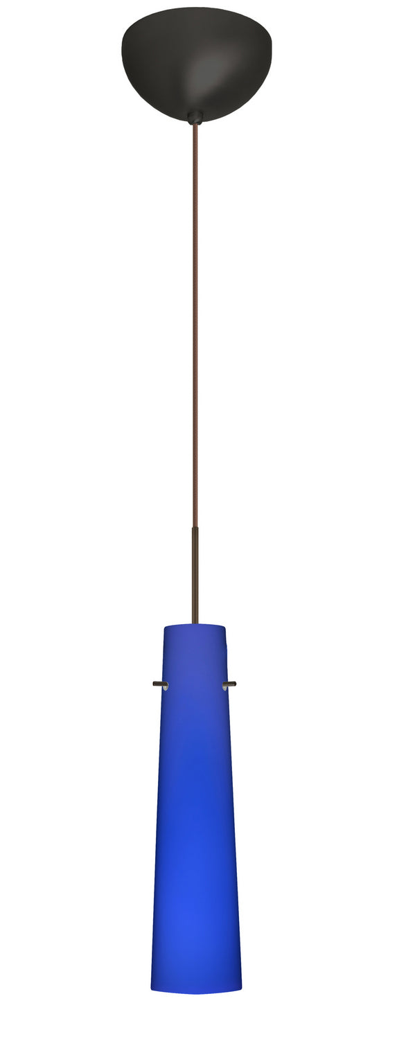 Besa 1XC-5674CM-LED-BR One Light Pendant, Bronze