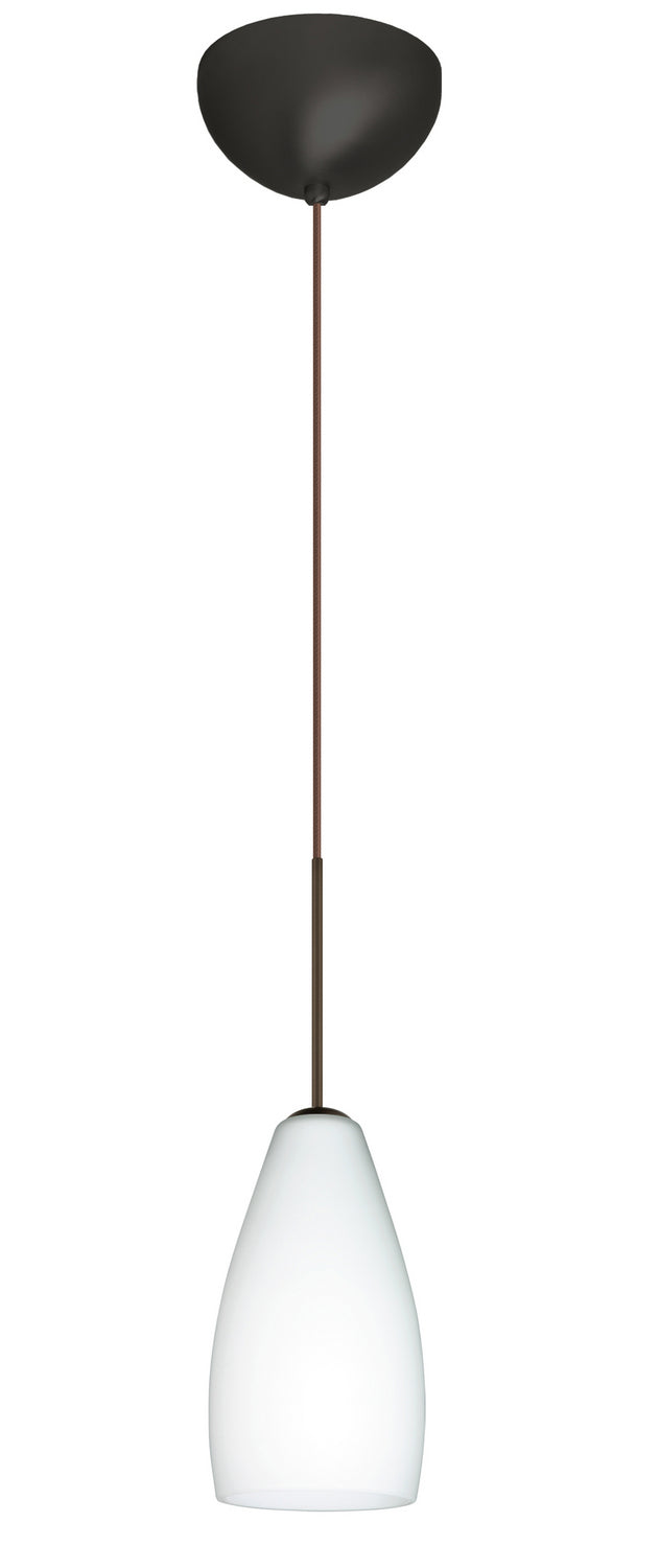 Besa 1XC-719807-BR One Light Pendant, Bronze