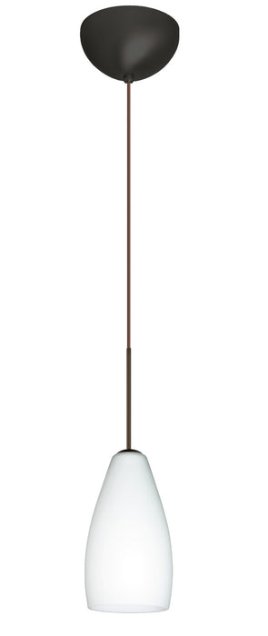 Besa 1XC-719807-LED-BR One Light Pendant, Bronze