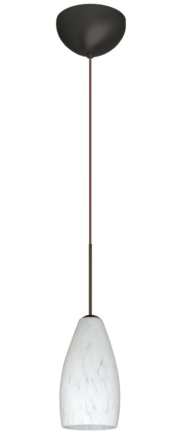 Besa 1XC-719819-BR One Light Pendant, Bronze