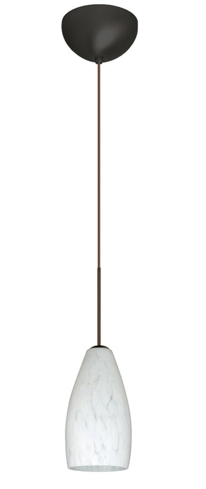 Besa 1XC-719819-LED-BR One Light Pendant, Bronze