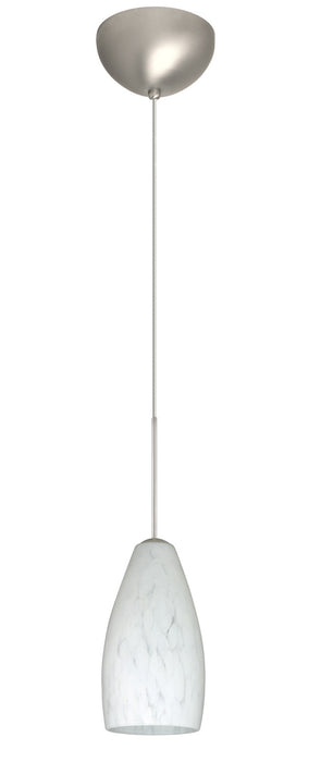 Besa 1XC-719819-SN One Light Pendant, Satin Nickel