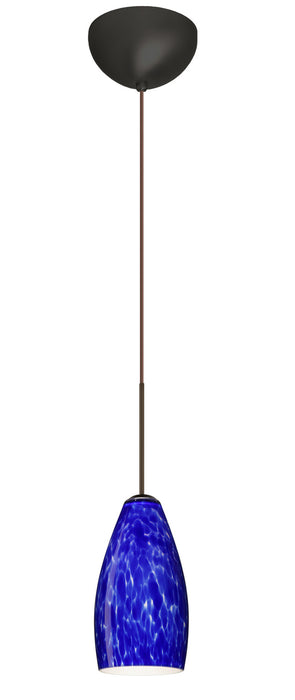 Besa 1XC-719886-LED-BR One Light Pendant, Bronze
