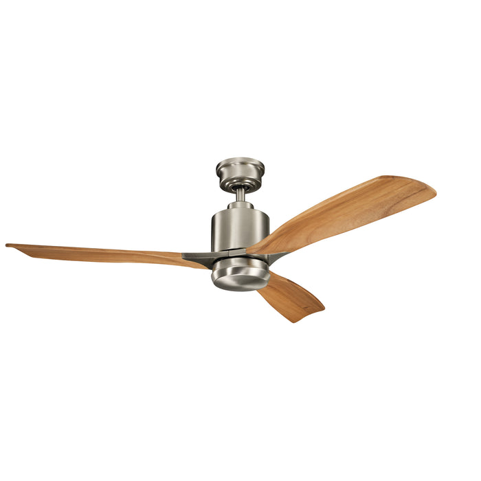 Kichler 300027BSS 52" Ceiling Fan, Brushed Stainless Steel