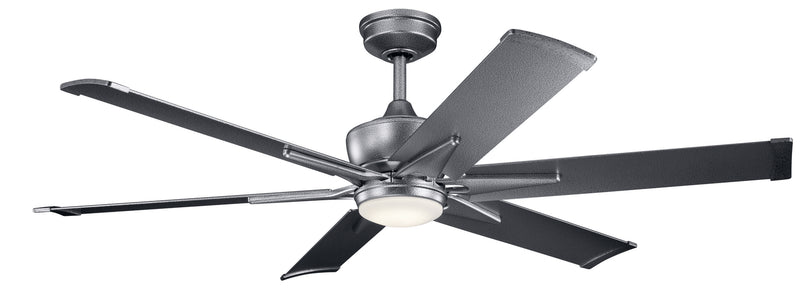 Kichler 300300WSP 60"Ceiling Fan, Weathered Steel Powder Coat