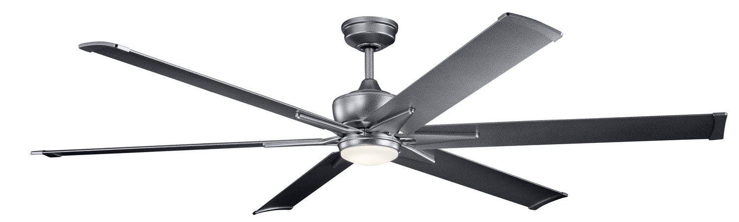 Kichler 300301WSP 80" Ceiling Fan, Weathered Steel Powder Coat