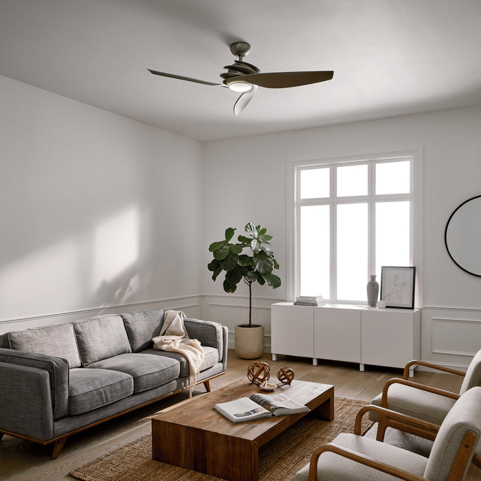 Kichler 300700AP 62" Ceiling Fan, Antique Pewter