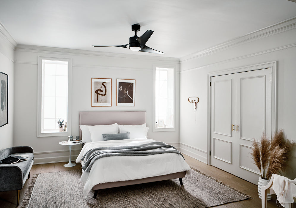 Kichler 310155SBK 60" Ceiling Fan, Satin Black