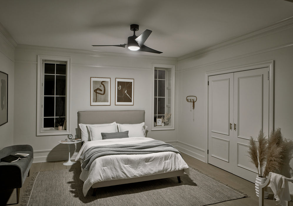Kichler 310155SBK 60" Ceiling Fan, Satin Black