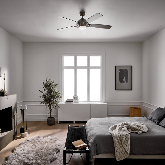 Kichler 330001BSS 54" Ceiling Fan, Brushed Stainless Steel