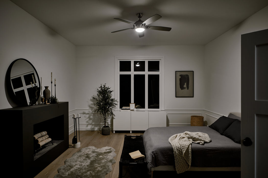 Kichler 330001BSS 54" Ceiling Fan, Brushed Stainless Steel