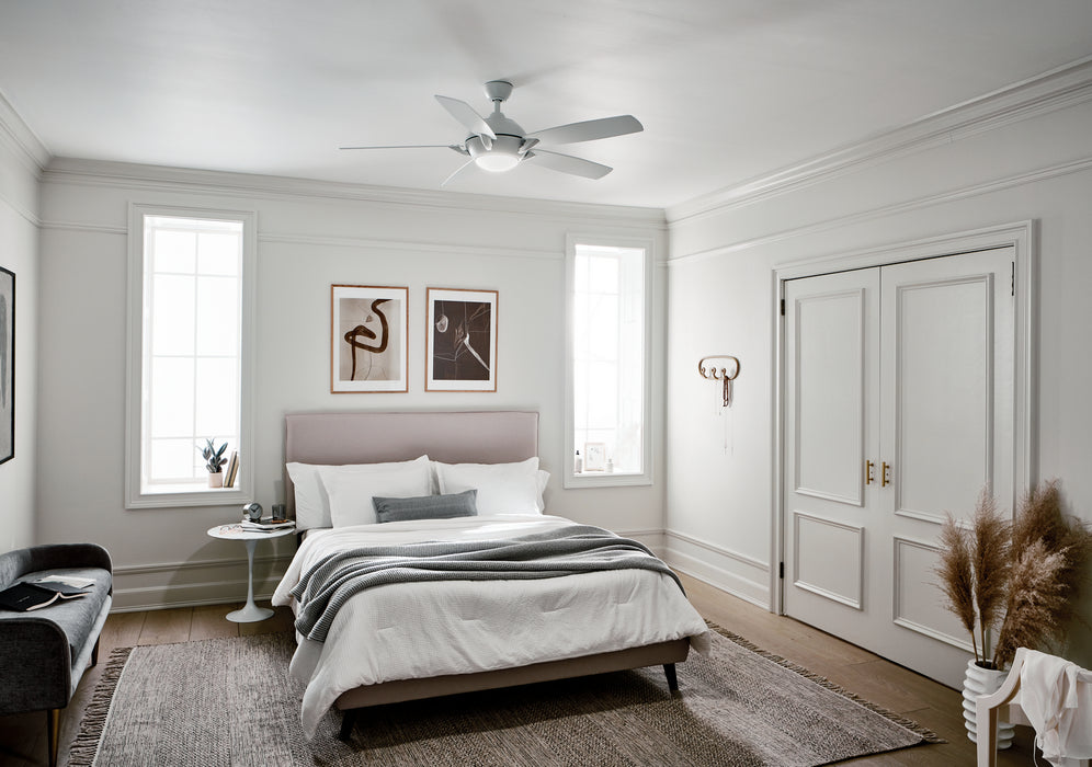 Kichler 330001MWH 54" Ceiling Fan, Matte White