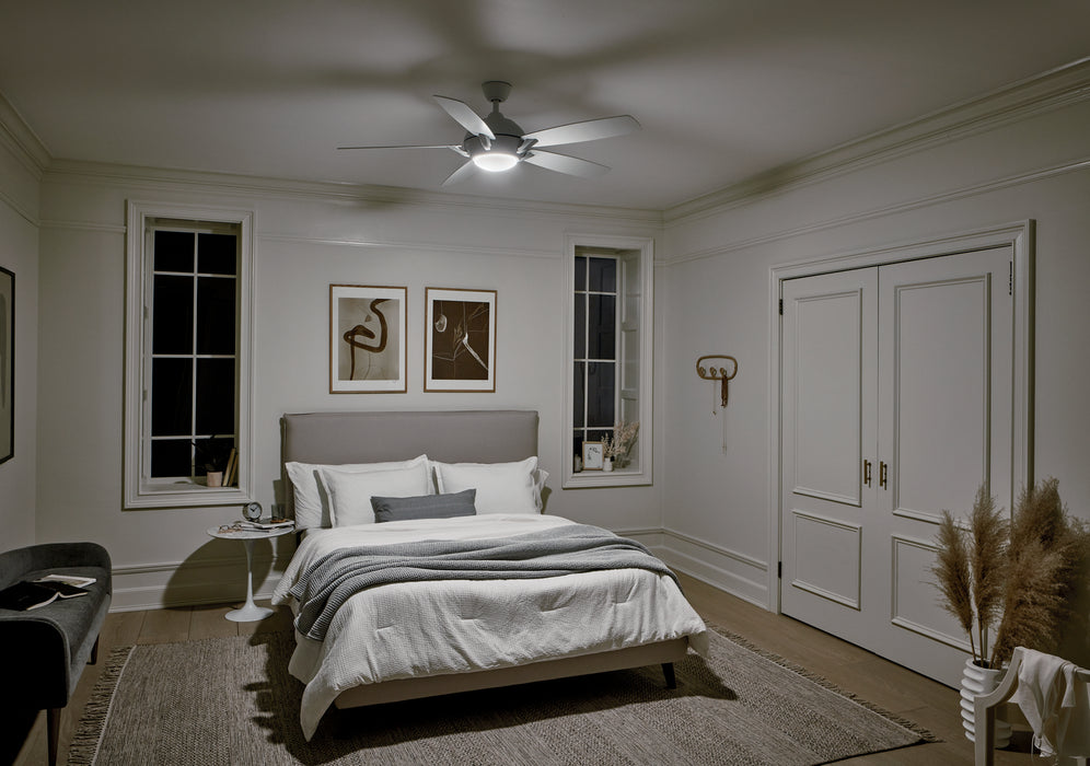 Kichler 330001MWH 54" Ceiling Fan, Matte White