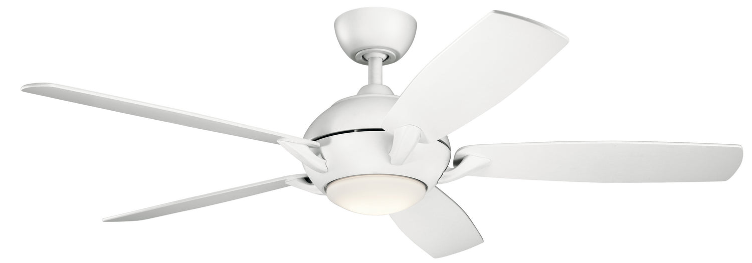 Kichler 330001MWH 54" Ceiling Fan, Matte White