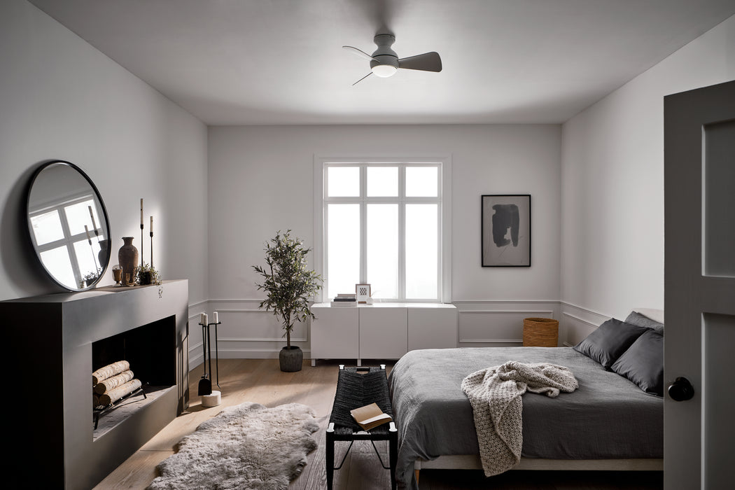 Kichler 330150MWH 34" Ceiling Fan, Matte White