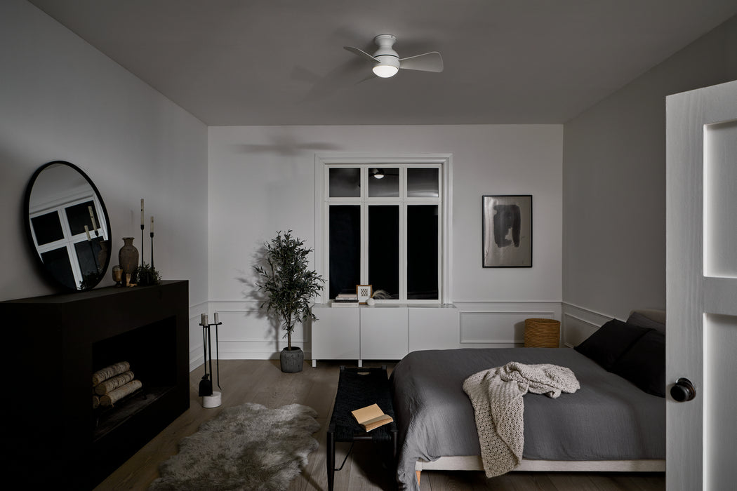 Kichler 330150MWH 34" Ceiling Fan, Matte White