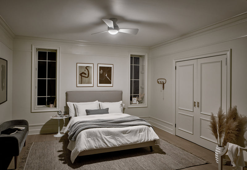Kichler 330151MWH 44" Ceiling Fan, Matte White