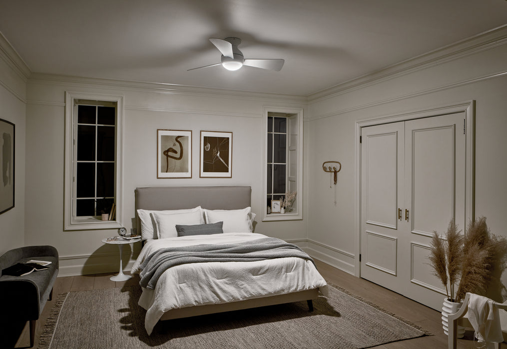 Kichler 330151MWH 44" Ceiling Fan, Matte White